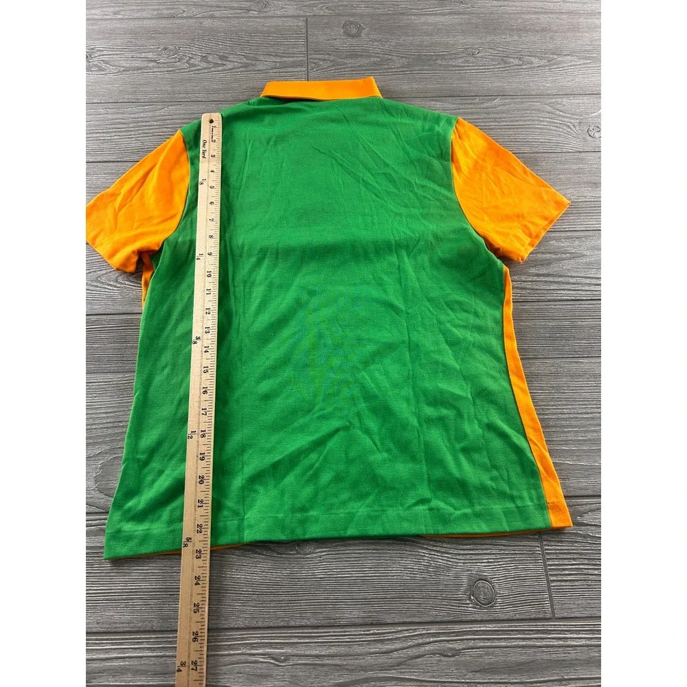 Vintage 1984 Los Angeles Olympic Games Levis Staff Uniform Polo Shirt Green L